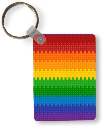 Sleutelhanger - Patoon - Regenboog - Uitdeelcadeautjes - Plastic