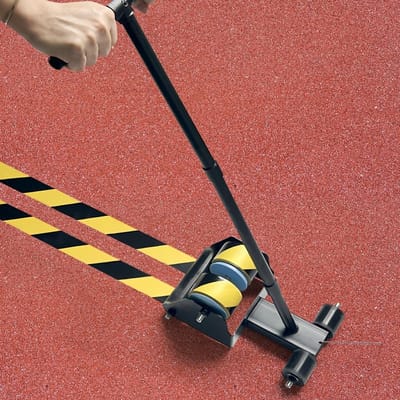 Handmatige Tape Dispenser voor Vloermarkering, Ideaal voor Bescherming en Precisie, Inclusief Glijfunctie en Tape