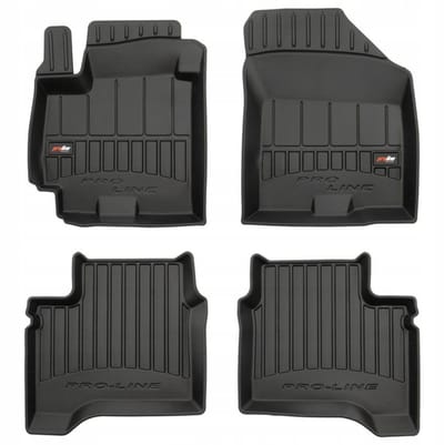 FROGUM PROLINE Automatten - Geschikt voor SUZUKI SWIFT VI (vanaf 2017) - 4-delig - TPE Rubber - Zwart