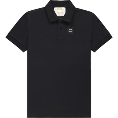 In Gold We Trust The Club Shortsleeve Jet Black Maat: XS | Poloshirts Outlet | Unisex | Zwart