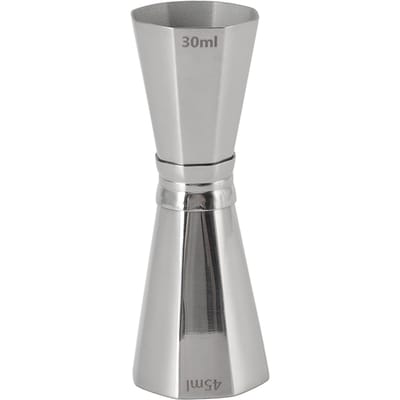 304 Roestvrijstalen Jigger met Schalen Achtkant Dubbele Cocktail Jigger Meetinstrument voor gray