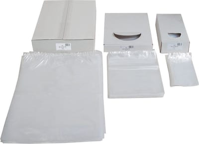 Kortpack - LDPE vlakke puin zakken - 60 cm x 80cm x 150my - Transparant - 100 stuks - Gemaakt van gerecycled materiaal - Extra sterke zakken - (015.0679)