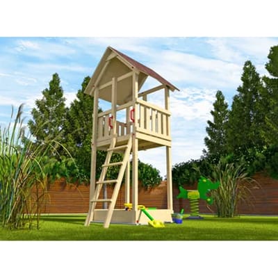 Weka Speeltoren Tabaluga Hout 100×124cm