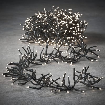 Luca Lighting kerstverlichting lichtsnoer - buiten - 768 lampjes warm wit - flashfunctie - 560 cm
