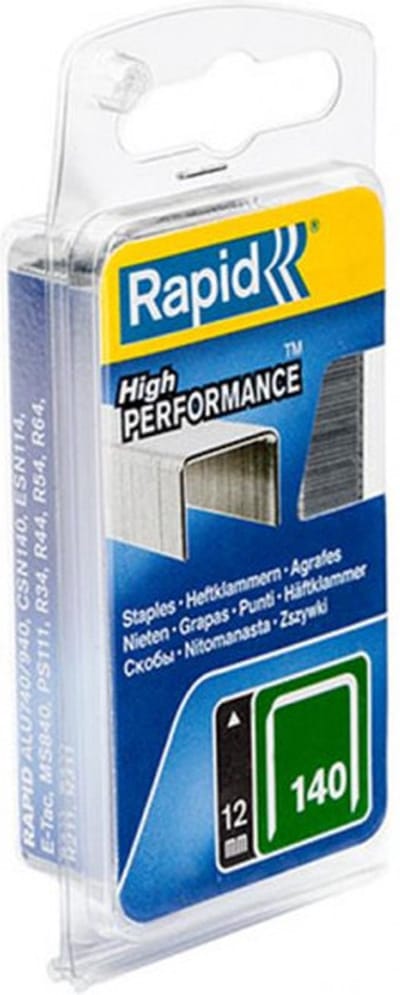 Rapid Staples 140/12 Galv 0.65M Blister