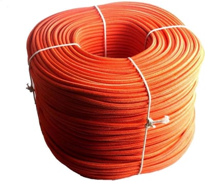 Lier Touw - Sleepkabel Kern - Watersport Varen - UHMWPE Polyester Jas - 50m 1800kg - Blauw