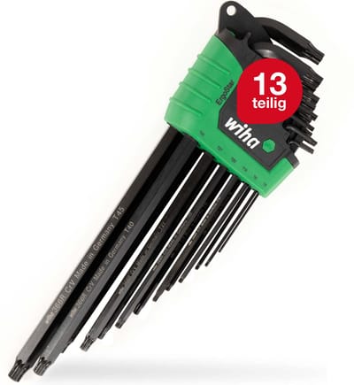 Wiha - Torx® Magic Ring®-Stiftsleutelset In Ergostar-Houder - 13-Delig - Sb366R Hz13