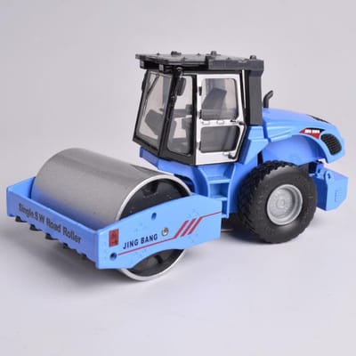 1/60 Stoomwals Speelgoed Bouwvoertuig Technisch Model Creatieve Wegfrezer Vrachtwagen Auto B257 Cadeau voor Kinderen