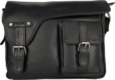 Arrigo Schoudertassen Vrouw – Damestas Crossbody Tas Dames - Leer – Zwart