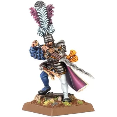 Beeldje Games Workshop Warhammer ToW - Empire de L'Homme : Capitaine de L'Empire