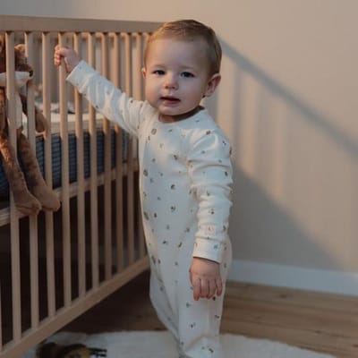 Little Dutch Pyjama - Maat 50/56 - Pyjama kinderen Jongens - Wit - Forest Friends Night Forest Treasures