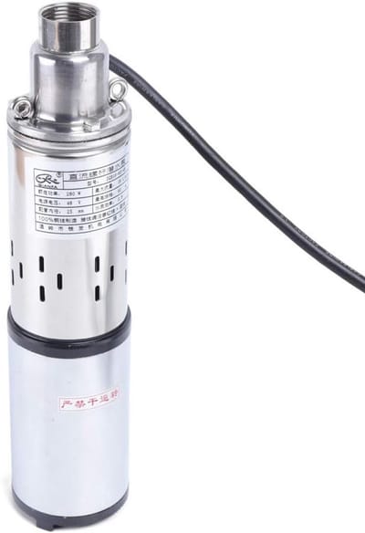 Dompelpomp - Waterpomp - Tuinirrigatie - Zonne-energie - 60m Opvoerhoogte - Metaal