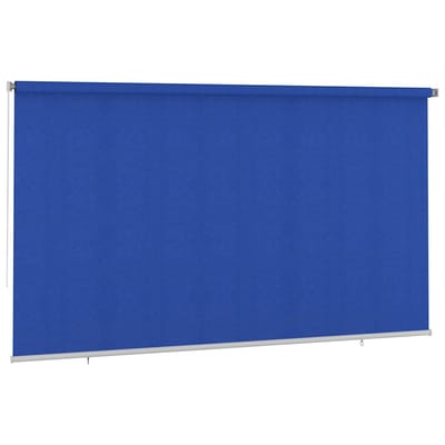 vidaXL Rolgordijn voor buiten 405(B)x230(H) cm HDPE blauw