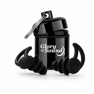 Glory of Sound Oordoppen - Slaap Oordoppen - Gehoorbescherming - Sleep Plugs - 23 dB - Zwart