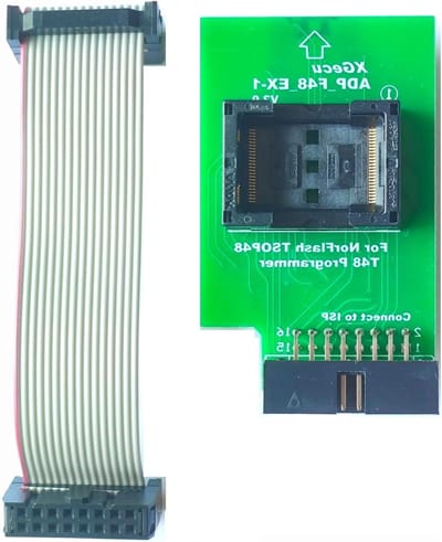 TSOP48 Adapter - Flash Programmer Socket - IC Programmeren - Alleen voor T48 - 6 x 4 x 1.5 cm