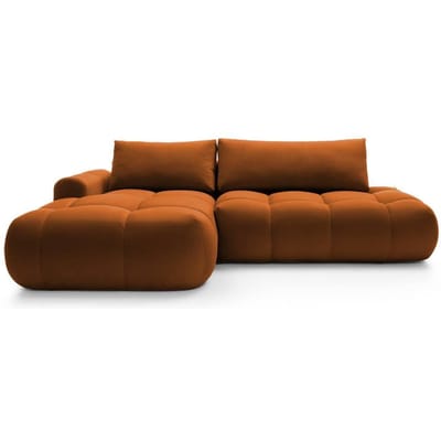 Hoekbank Ontaria met slaapfunctie links velvet | NADUVI Collection