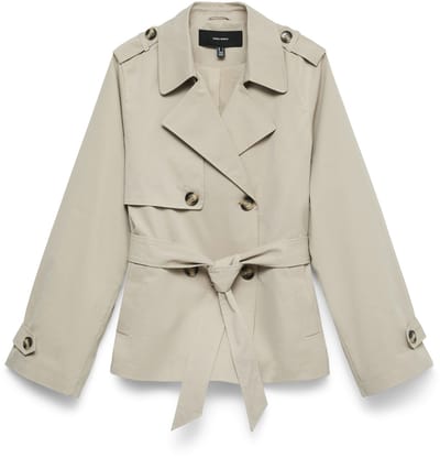 VERO MODA - VMNOA SHORT TRENCHCOAT EXC - Dames - Gewatteerde jassen