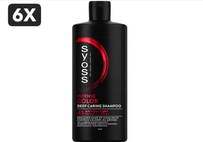 6 x Syoss Color Shampoo - 440 ml