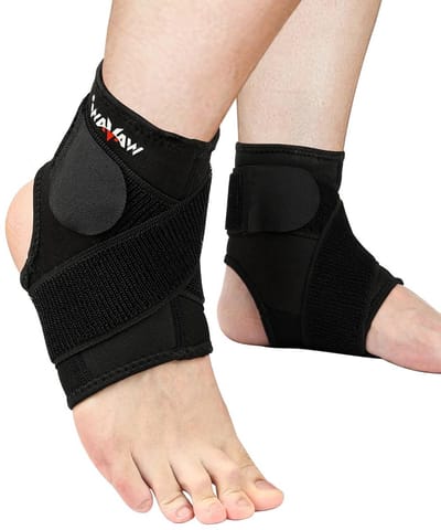 Verstelbare Enkelbrace met Antislip - Compressie Enkelsteun voor Stabiliteit en Comfort - Ademend & Lichtgewicht - Unisex