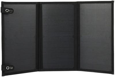 Zonnepaneel Set - Opvouwbaar Oplader - Outdoor Energie - Duale USB Uitgang - 3 Panelen - Zwart