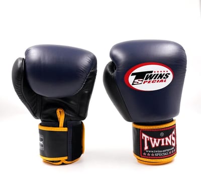 Twins BGVL 3-3T - Bokshandschoenen - Black/Navy/Black (Beschikbaar in verschillende maten)