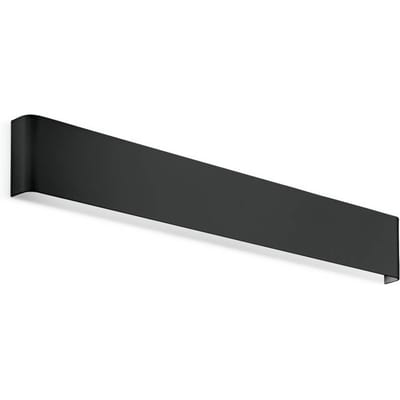 IDEAL LUX LED wandlamp Delta zwart, breedte 61 cm, 3.000 K