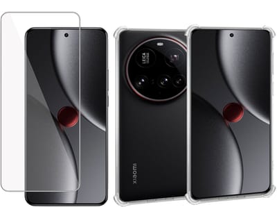 ChiGuard Hoesje & Screenprotector geschikt voor Xiaomi 15 Ultra Hoesje Screenprotector - Gehard Glas Cover + Shock Proof Case - Transparant