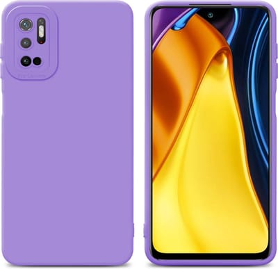 Cadorabo Hoesje geschikt voor Xiaomi RedMi NOTE 10 5G / POCO M3 PRO 5G in FLUID LICHT PAARS - Beschermhoes gemaakt van flexibel TPU silicone Cover Fluid Case