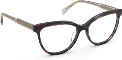 Dames Bril - Montuur - Dagelijks Gebruik - Transparant Design - 54 mm - Grijs Roze