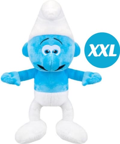Pluche smurf - Gewone smurf - 80 cm