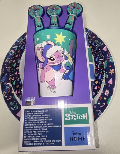 Lilo en Stitch diner set , lilo en stitch eet set, lilo en stitch servies, Kunststof servies lilo en stitch, Lilo en stitch