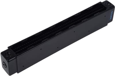 Waterkoeler Radiator - Koperen Koeler - PC Koeling - Volledig Koper - 326 mm Lengte - Zwart