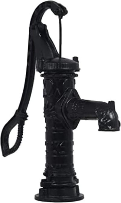 Handwaterpomp - Zwengelpomp - Handwaterpomp Gietijzer - Tuinwaterpomp - Waterput Pomp - Zwart 14kg