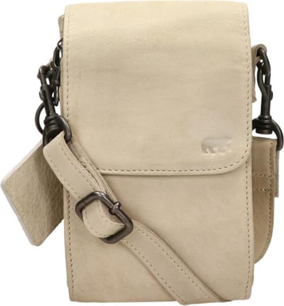 Bear Design Telefoontasje / Crossbodytas Dames - Leer - Robbie - Beige