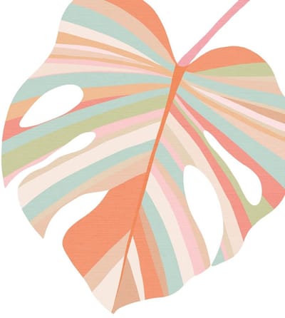 Lunch servetten Pastel Leave - PPD - 33x33 cm