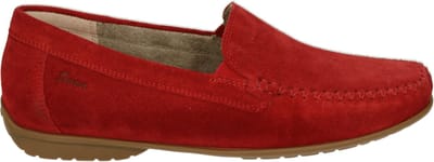 Sioux - CORTIZIA-705-H - Instappers - Kleur: Rood - Maat: 37