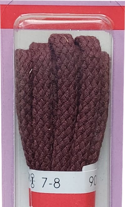 Ronilux Veter - Bordeaux - Rond - Koord Veters - Lengte 90 cm - Dikte 4 mm - Schoenveter