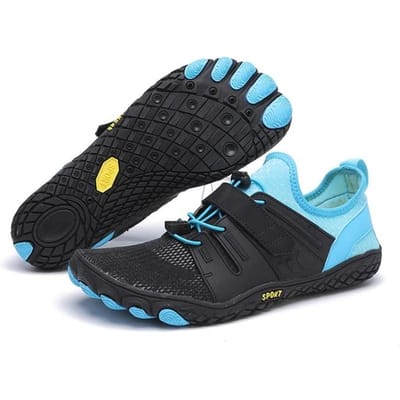 Chaussures d'eau Homme Femme Pieds Nus Chaussettes Aqua Plage Chaussures de Bain Séchage Rapide Chaussettes Aqua Chaussures de Piscine pour Surf Yoga Aérobic Aquatique 44 black