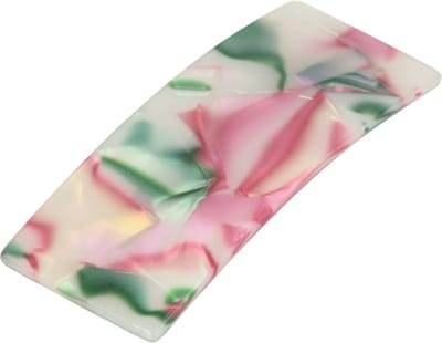 Haarsoires Haarspeld Patentspeld 8cm - Marmer Patroon - Groen Roze Wit - Haarspelden voor Dames - Haarklem - Haarclip - Haaraccessoires - Hair Clip - Decoratieve Haaraccessoire