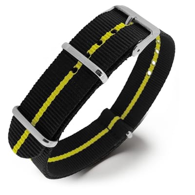 NATO Horlogeband G10 Military Nylon Strap - Skunk Geel 20mm