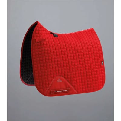 Premier Equine Cc Plain Cotton Dressage Square Zadeldekje Oranje Full