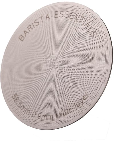 Puck Screen – 58.5 mm – Solid 3-Laags RVS (<1.0 mm) - Espresso
