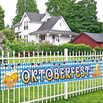Allecto - Oktoberfest Banner - Bierfestival Decoratie - Vrolijke