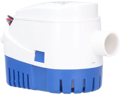 Allecto - Bilge Dompelpomp - Automatische Dompelpomp - Vlotterschakelaar - Blauw - Drainage Bootvermogen - Geschikt voor Kleine Boot - DC 24V-750GPH
