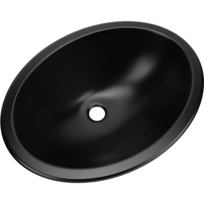 Évier de cuisine 446 x 346 x 150 mm 10 L Acier inoxydable 304 avec orifice d'évacuation de 40 mm Évier de bar pour camping-car Yacht Bateau Camping-car black