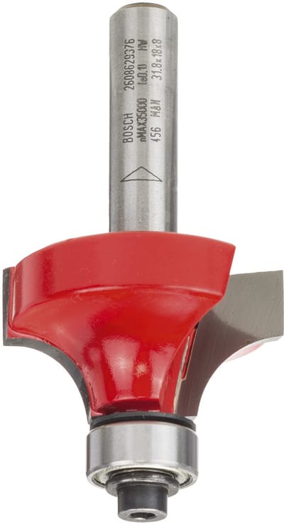 Bosch Accessories 2608629376 Afrondfrees HM Ronde boog Lengte 59.7 mm Afmeting, Ø 31 mm Werklengte 18 mm Schachtdiameter 8 mm