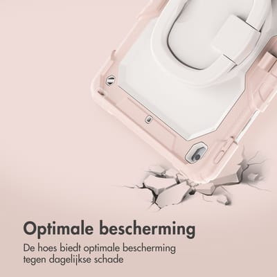 imoshion Tablet Hoes - Geschikt voor Apple iPad 9/8/7 10.2 inch (9e generatie 2021 / 8e generatie 2020 / 7e generatie 2019) - Backcover Kids - Roze