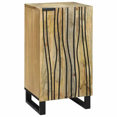 vidaXL - Dressoir - Bruin - 40 - x - 33 - x - 75 - cm - massief - mangohout