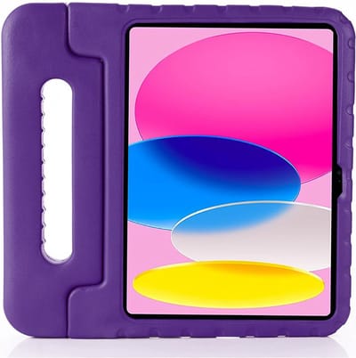 CaseBoutique Kinder Tablet Hoes hoesje geschikt voor iPad 10.9 (10e generatie) - Paars - EVA-foam