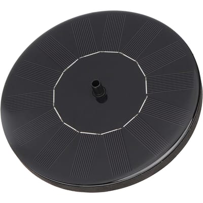 Zonne Waterpomp Anti-Verstopping Borstelloze DC Zwart Dubbel Filter Afneembaar Regelbare Doorstroming